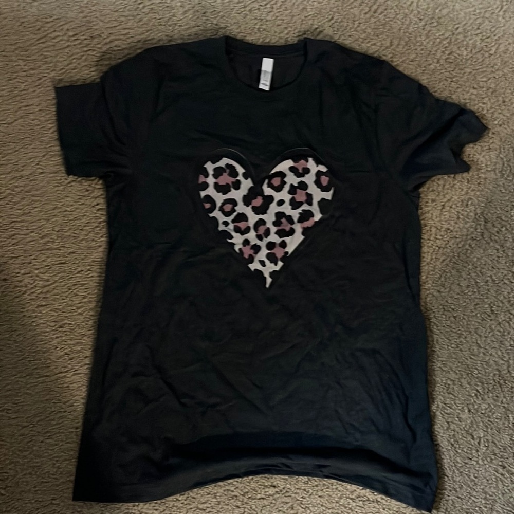 Cheetah Heart Tshirt